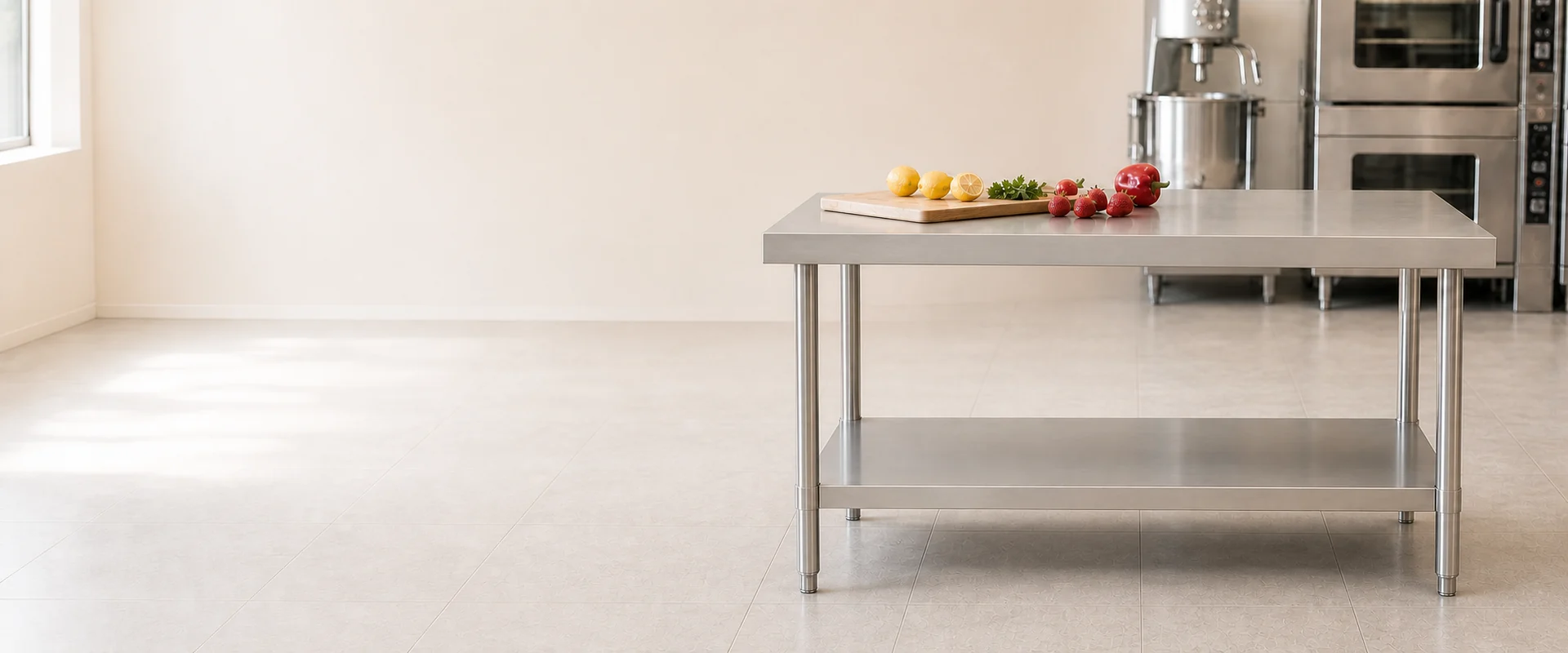 Heavy-Duty Stainless Steel Work Tables
